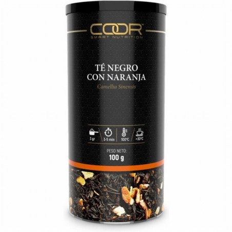 COOR TE NEGRO CON NARANJA 100GR