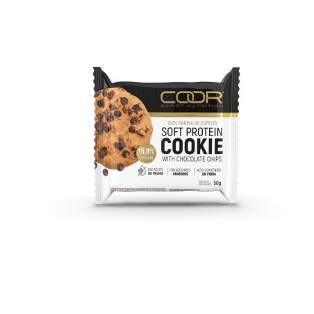 COOR SOFT PROTEIN COOKIE 24*50GR CHOLATE CHIPS