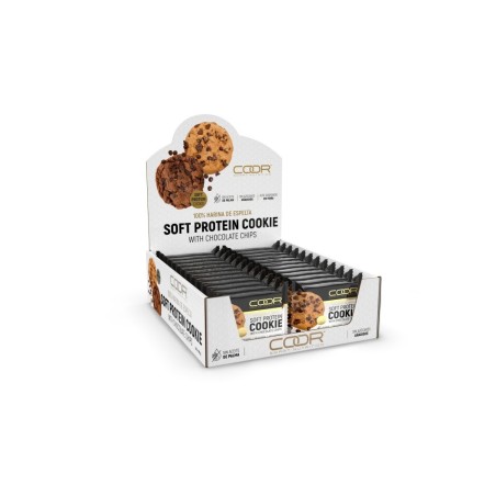 COOR SOFT PROTEIN COOKIE 24*50GR CHOLATE CHIPS