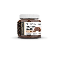 COOR CRUNCHY PROTEIN BALLS 250GR CHOCOLATE LECHE