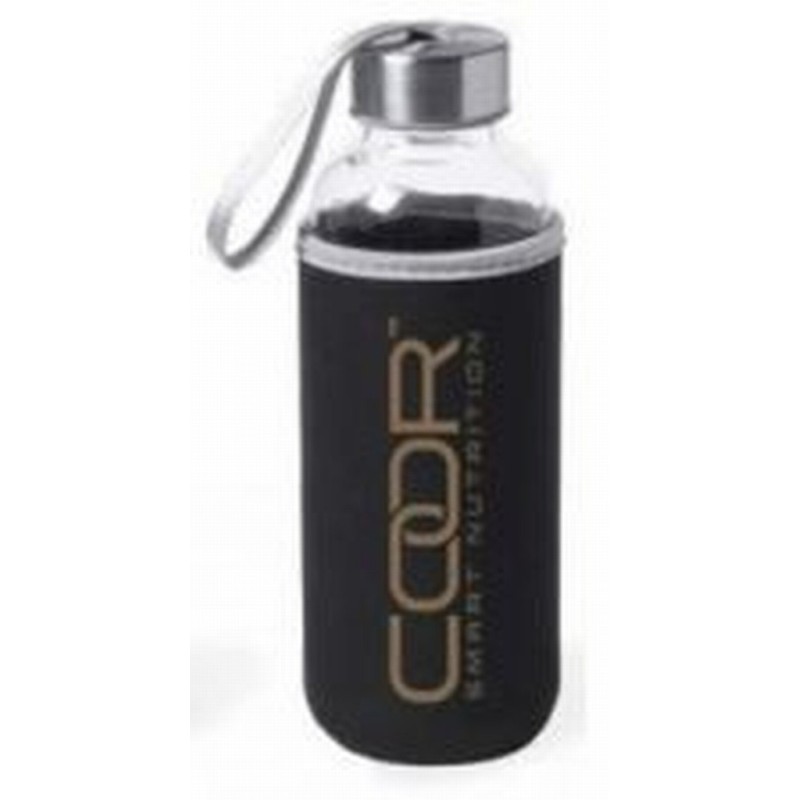 COOR BOTELLA DE VIDRIO 420ML FUNDA NEGRA