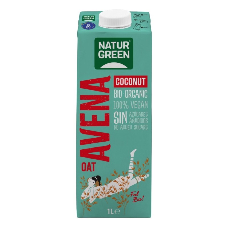 NATURGREEN BEBIDA AVENA Y COCO Bio 1L