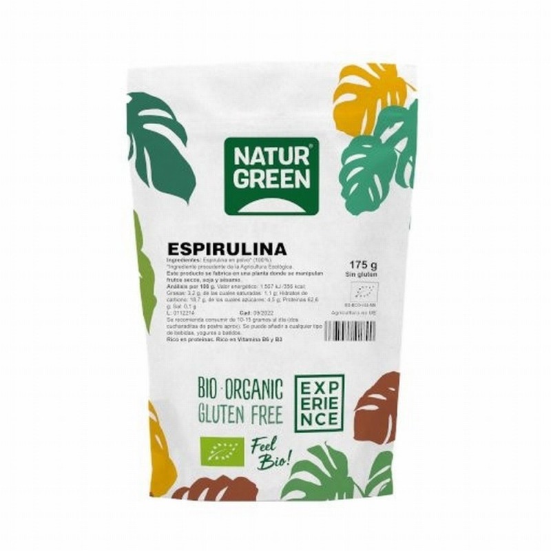 NATURGREEN EXPERIENCE ESPIRULINA DOYPACK 175GR