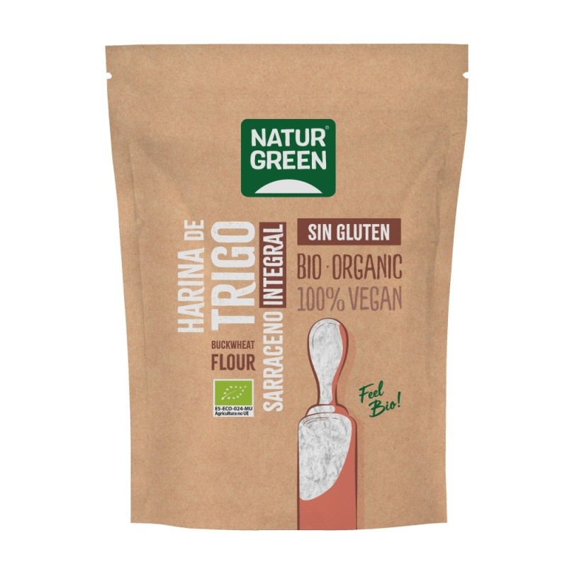 HARINA TRIGO SARRACENO S/GL 500G NATURGREEN HARINA TRIGO SARRACENO S/GL 500G NATURGREEN