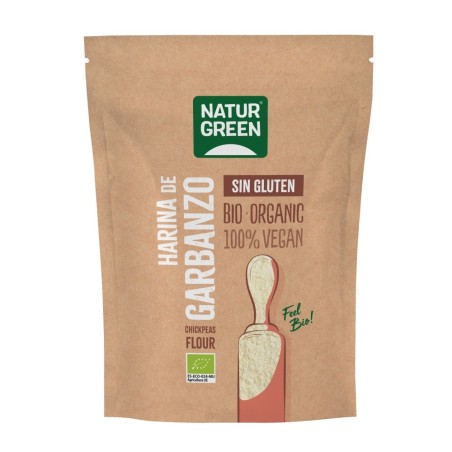 HARINA GARBANZOS SIN GLUTEN BIO 500G NATURGREEN