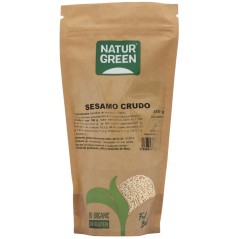 NATURGREEN SEMILLAS SESAMO CRUDO BIO. 450GR.