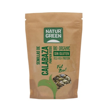SEMILLA CALABAZA BIO. 225GR. NATURGREEN