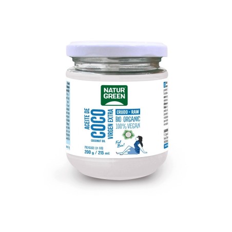 ACEITE COCO VIRGEN TARRO 200GR. NATURGREEN