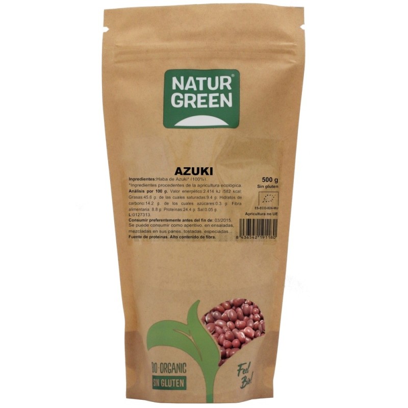 AZUKI BIO.500GR. NATURGREEN AZUKI BIO.500GR. NATURGREEN
