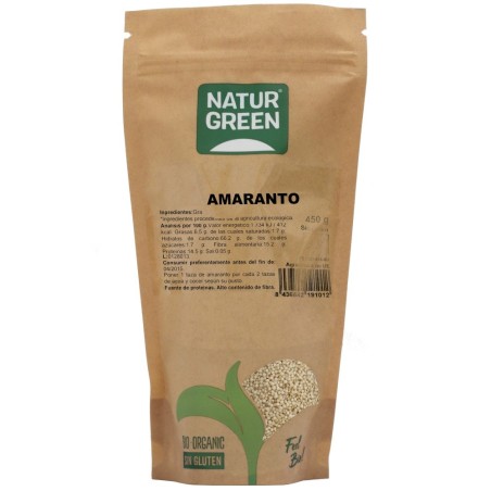 NATURGREEN AMARANTO GRANO BIO. 450GR.