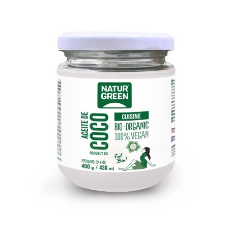 NATURGREEN ACEITE COCO CUISINE SUAVE 400GR