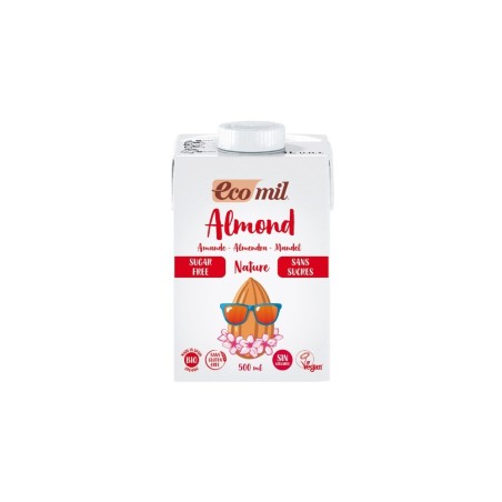 ECOMIL ALMENDRA NATURE BRICK 500ML.