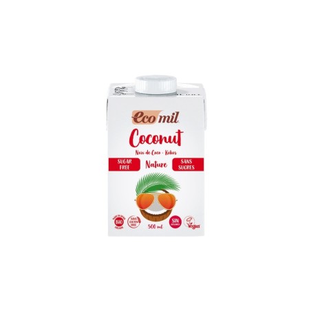 ECOMIL COCO NATURE BRICK 500ML.