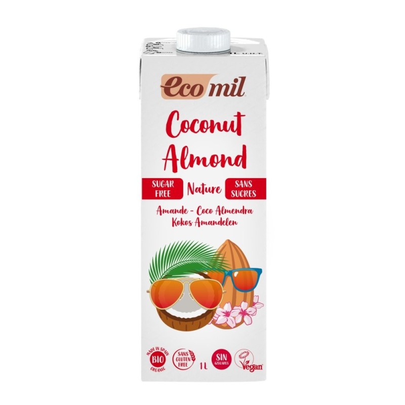 ECOMIL COCO ALMENDRA NATURE BRICK 1L