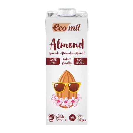 ECOMIL ALMENDRA NATURE VAINILLA BRICK 1L