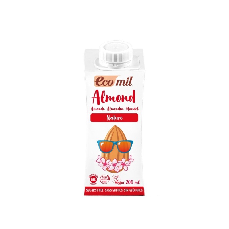 ECOMIL ALMENDRA NATURE MINI 200ML.