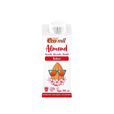 ECOMIL ALMENDRA NATURE MINI 200ML.