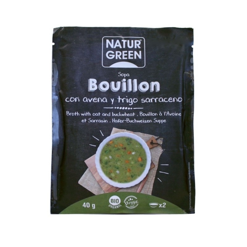 NATURGREEN SOPA BOUILLON AVENA TRIGO SARR. 40GR