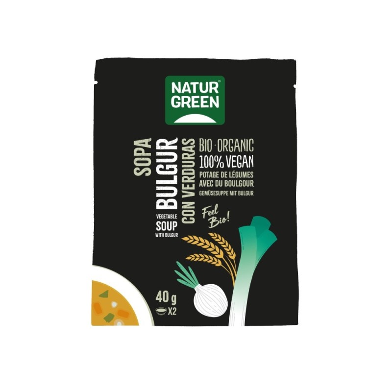 NATURGREEN SOPA BULGUR C/VERDURAS 40GR.