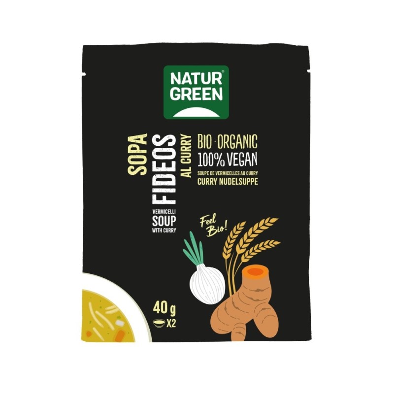 SOPA FIDEOS AL CURRY 40GR. NATURGREEN SOPA FIDEOS AL CURRY 40GR. NATURGREEN