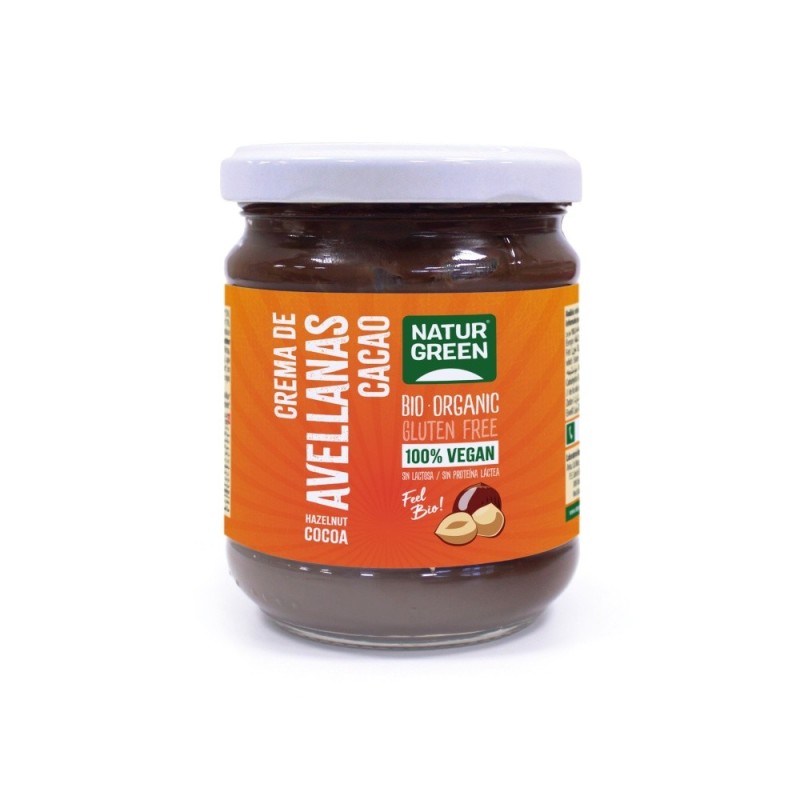 CREMA AVELLANA CACAO TARRO 200GR. NATURGREEN CREMA AVELLANA CACAO TARRO 200GR. NATURGREEN