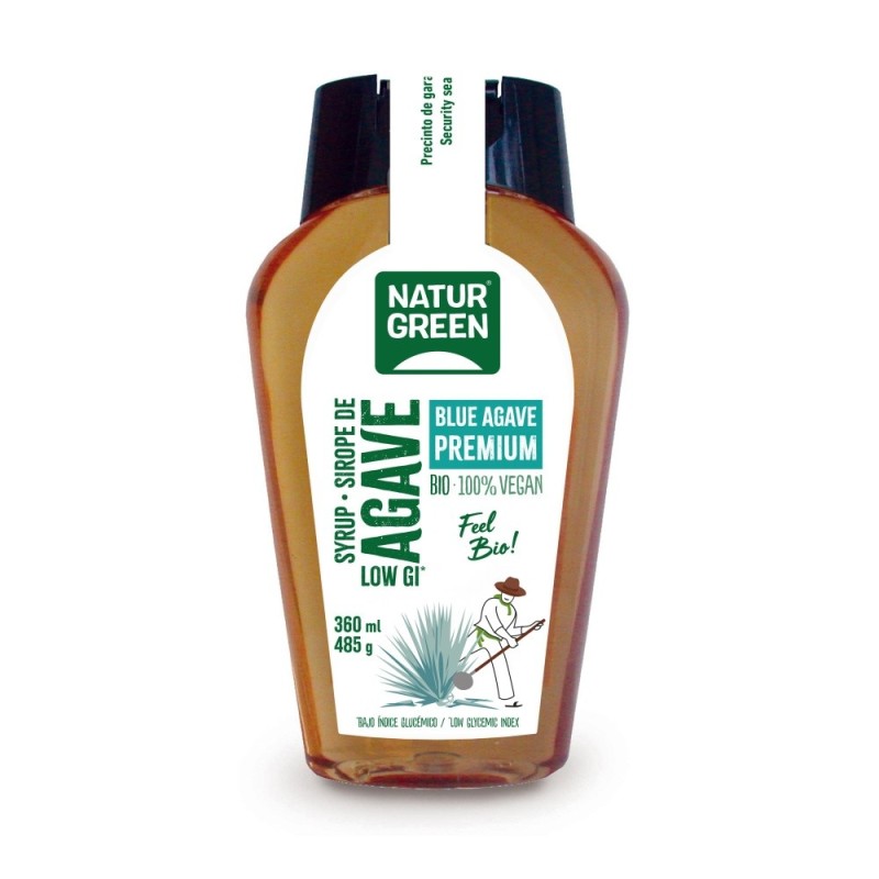 NATURGREEN SIROPE AGAVE BIO. 360ML.