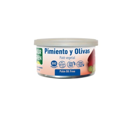 NATURGREEN PATE PIMIENTO OLIVAS 125GR.