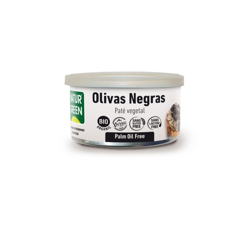 NATURGREEN PATE OLIVAS NEGRAS 125GR.