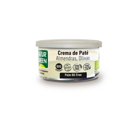 NATURGREEN PATE ALMENDRA OLIVAS 125GR.