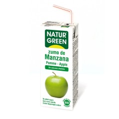 NATURGREEN ZUMO MANZANA MINI BIO 200ML