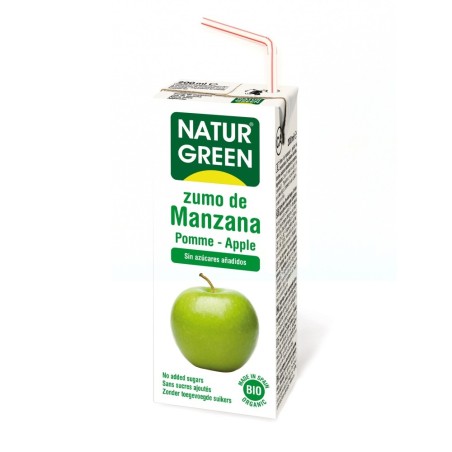 NATURGREEN ZUMO MANZANA MINI BIO 200ML