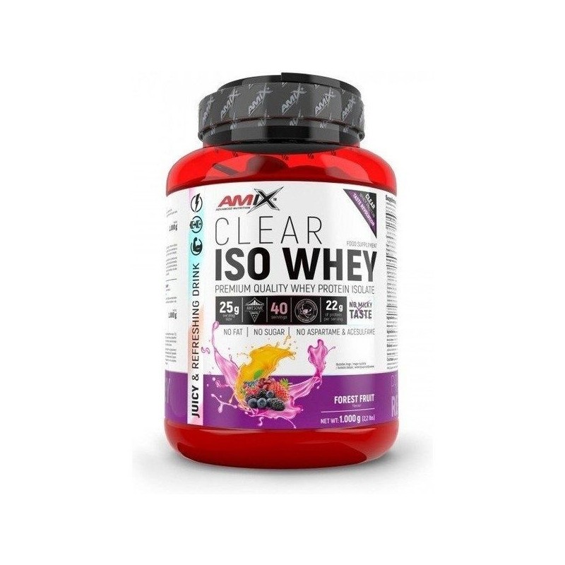 AMIX CLEAR ISO WHEY ISOLATE 1KG