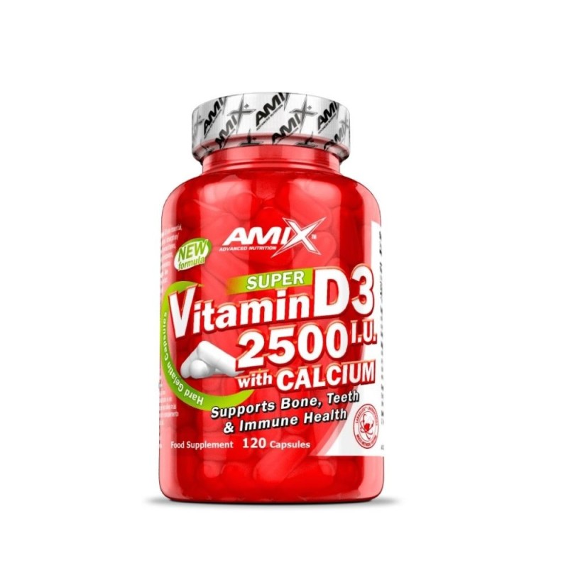 AMIX VITAMINA D3 2500IU + CALCIO 120CAP