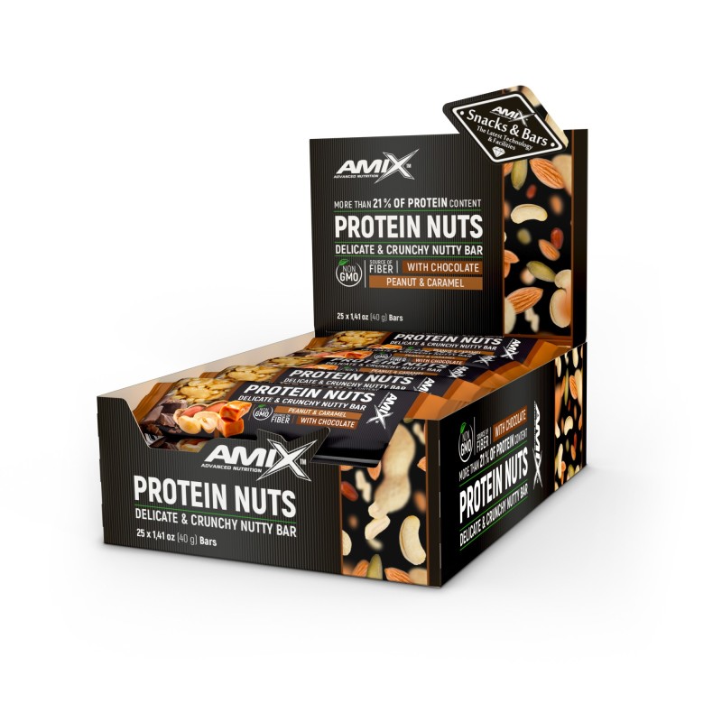 AMIX PROTEIN NUTS BAR 25X40G