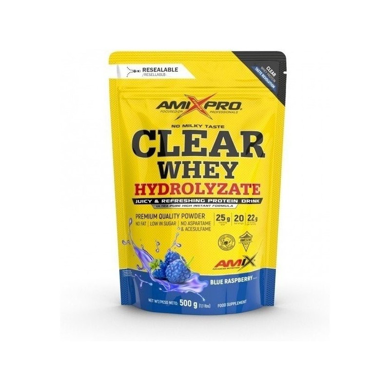 AMIX PRO CLEAR WHEY HYDROLYZATE 500GR