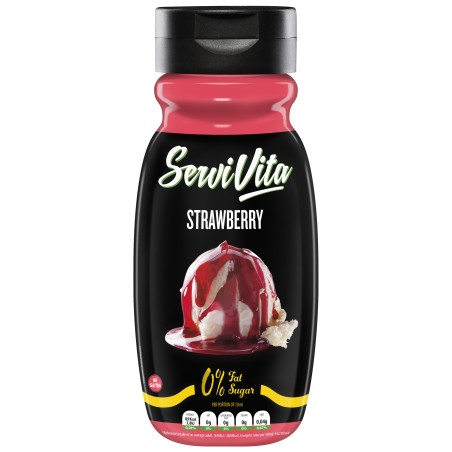 SERVIVITA SALSA DULCE ZERO FRESA 320ML