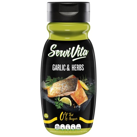 SERVIVITA SALSA ZERO AJO Y HERBAS 320ML