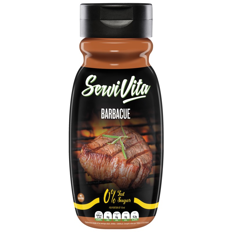 SERVIVITA SALSA ZERO BARBACOA 320ML