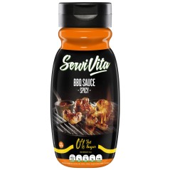 SERVIVITA SALSA ZERO BARBACOA PICANTE 320ML