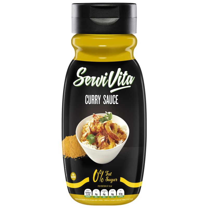 SERVIVITA SALSA ZERO CURRY 320ML