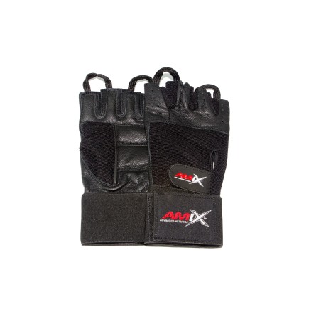 AMIX GUANTES MUÑEQUERA COLOR NEGRO