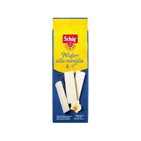 SCHAR WAFER VAINILLA BARQUILLO S/GLUTEN 125GR.