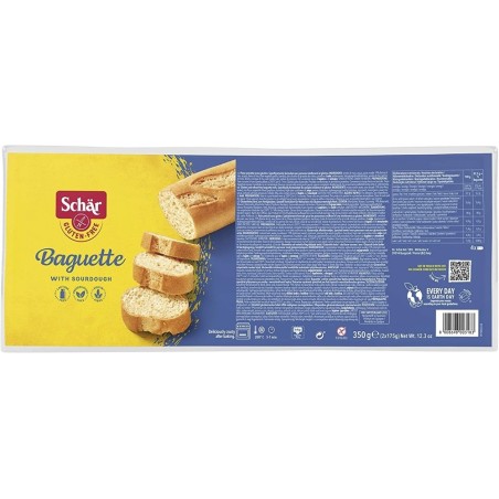 SCHAR PAN BAGUETTE 2UND. S/GLUTEN (2X175GR.) 350GR