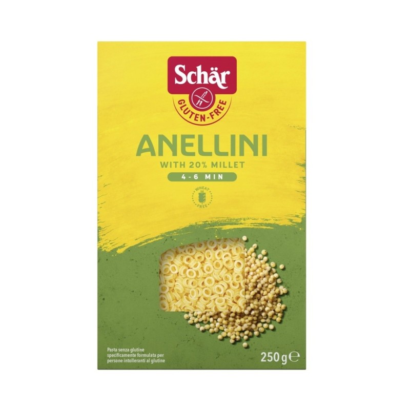 SCHAR PASTA ANELLINI S/GLUTEN 250GR.