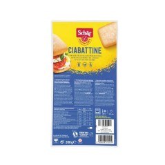 SCHAR CIABATTINE S/GLUTEN 200GR.