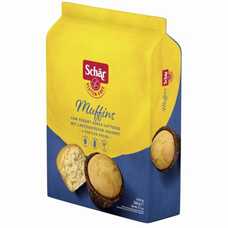 SCHAR MUFFINS S/GLUTEN (4X65GR.) 260GR.