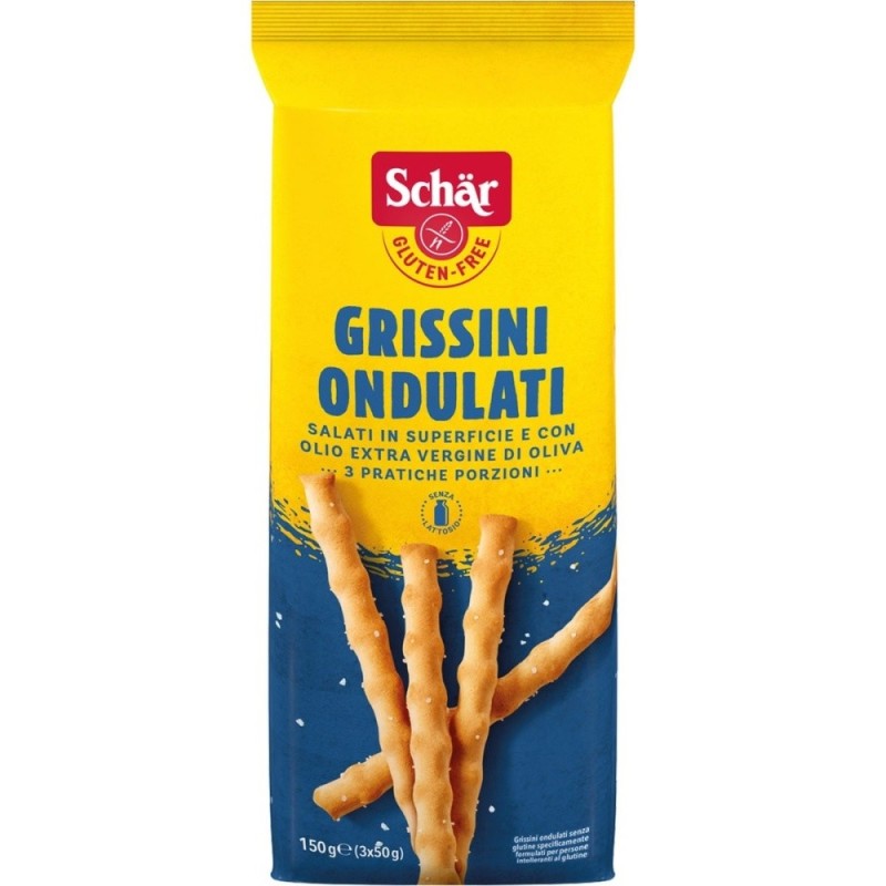 SCHAR GRISSINI ONDULATI COLINES S/GLUT. 150GR.