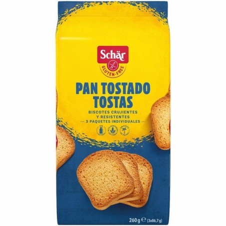 SCHAR PAN TOSTADO FETTE BISCOTE S/GLUTEN 260GR.