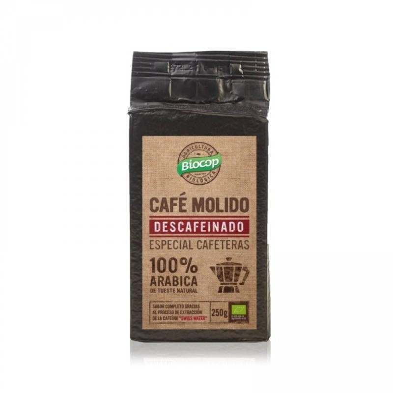 CAFE DESCAFEINADO MOLIDO 100% ARABICA 250G BIOCOP CAFE DESCAFEINADO MOLIDO 100% ARABICA 250G BIOCOP