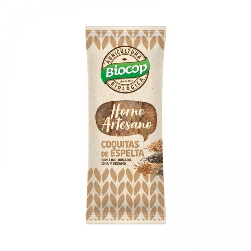 COQUITAS TRIGO ESPELTA LINO-CHIA-SESAMO 75G BIOCOP COQUITAS TRIGO ESPELTA LINO-CHIA-SESAMO 75G BIOCOP
